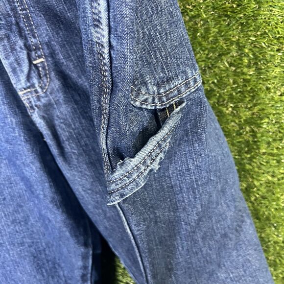 Wrangler Carpenter Jeans Mens 40x32 Relaxed Fit Workwear Utility Pants Denim - Picture 4 of 11